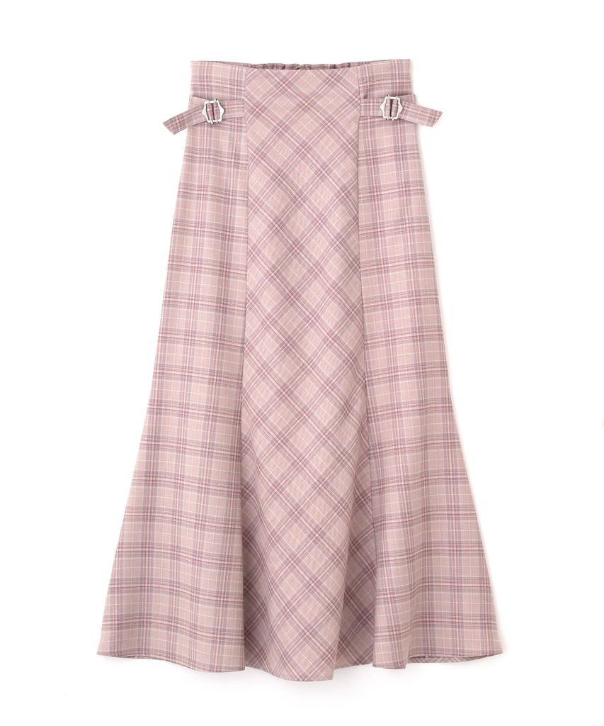 Checked Mermaid Skirt