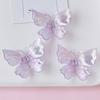 Transparent Colored Transparent Butterfly Accessories Acrylic Butterfly Beads  Jewelry Making