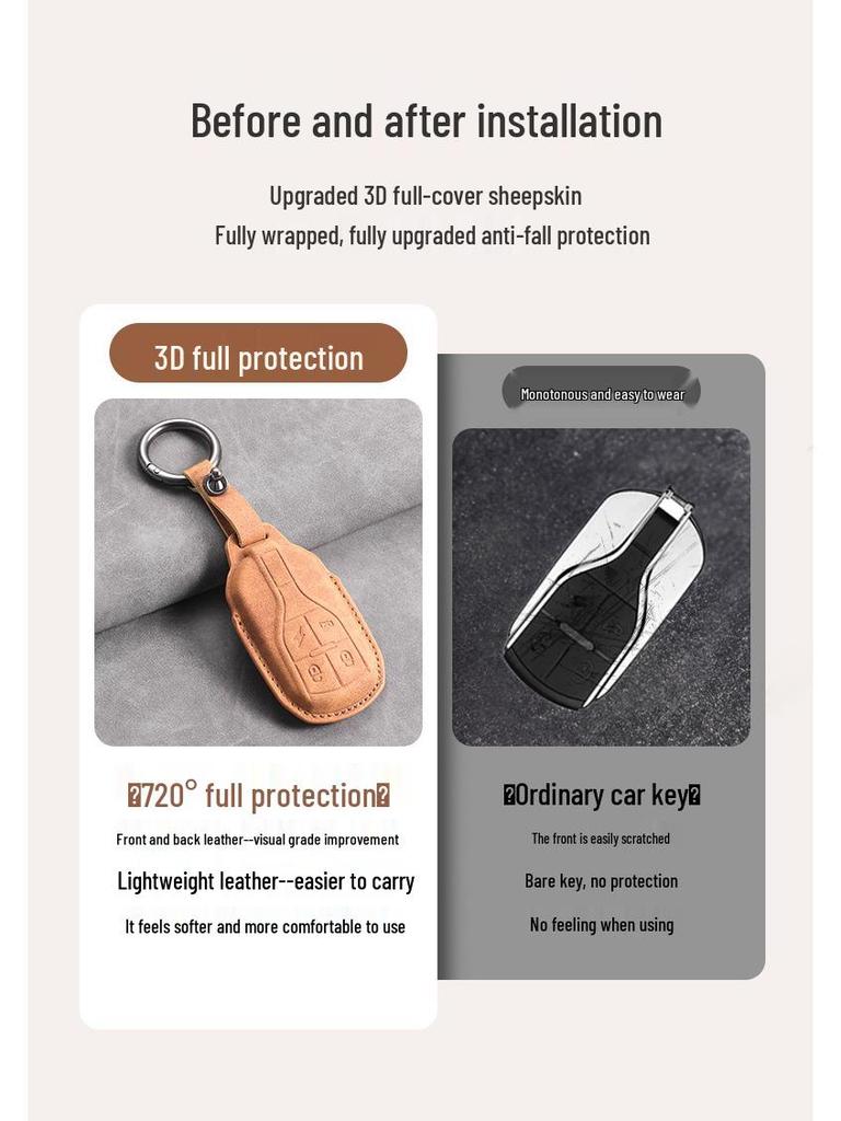 Compatible Key Case for Luyuan Electric Vehicle S30 Remote & Battery Car, Key Cover