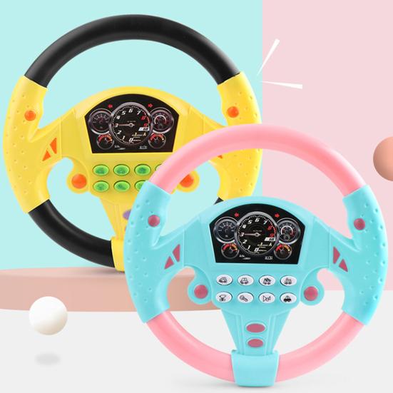 Fashion Auditory Cognition Brain Development Early Education Machine Kids Small Steering Wheel Toy for Children