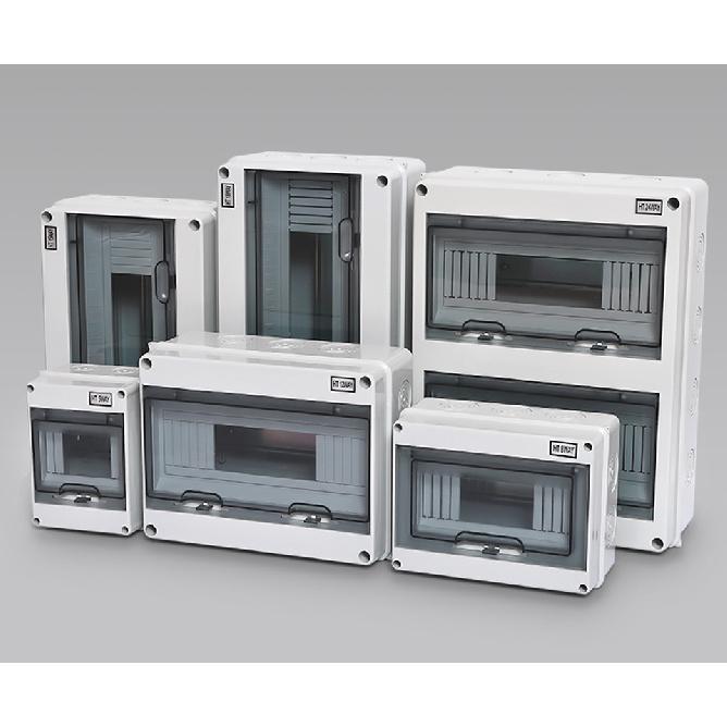 HT Series Junction Box 2/3/5/8/12/15/18/24WAY PC Plastic Outdoor Electrical IP65 Waterproof Distribution Box Switch Box Fuel Injectors 6