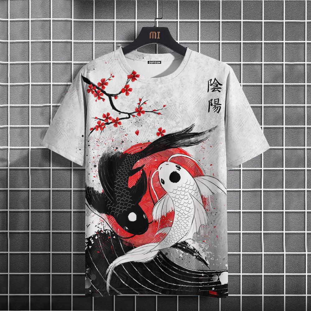2024 New Men's T-shirt 3D Printed Short Sleeve Tees Summer O Neck Casual Pullover For Male Oversized Streetwear Fashion Tops