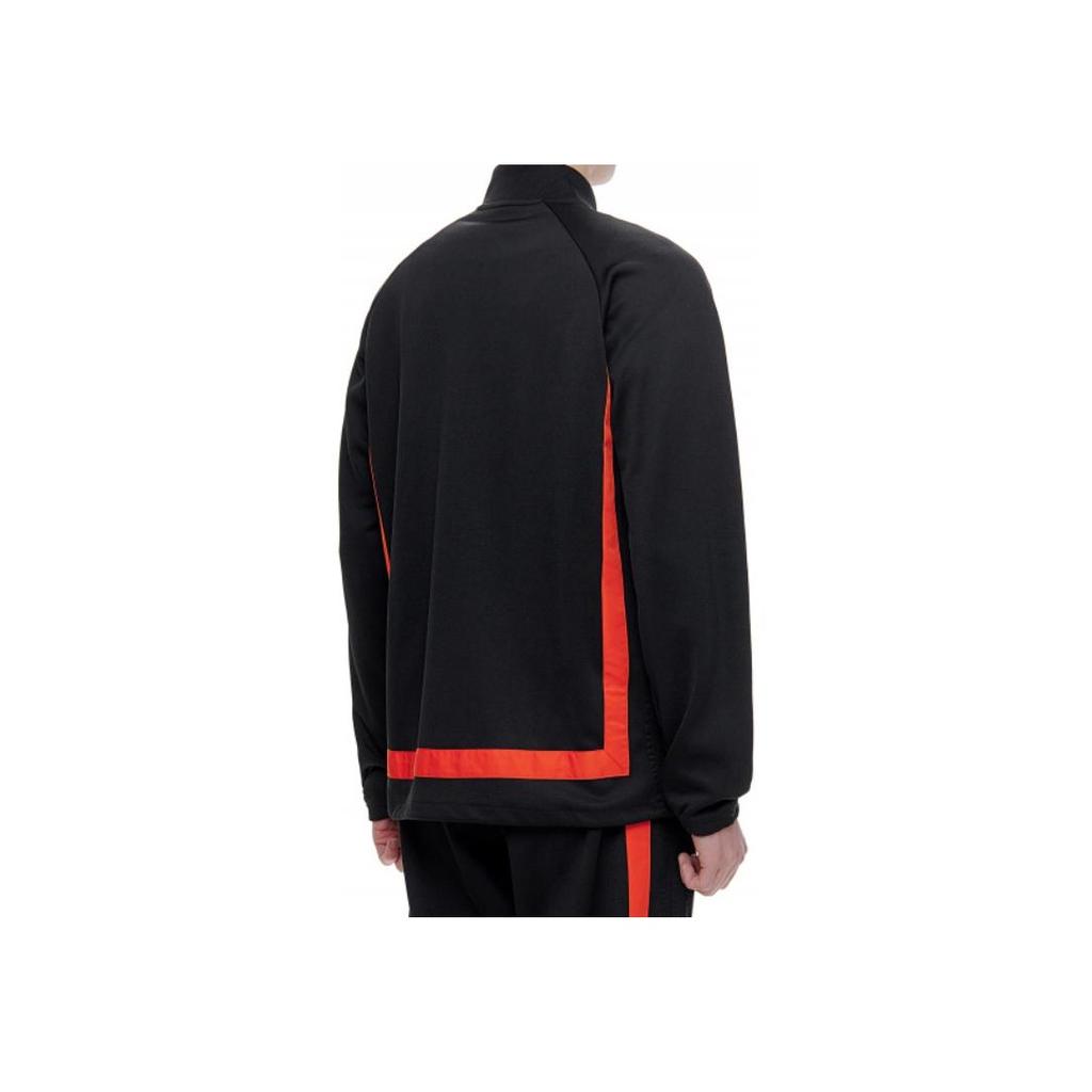 Adidas Originals Trefoil Warmup Track Top Men Jacket Black Orange GK0650