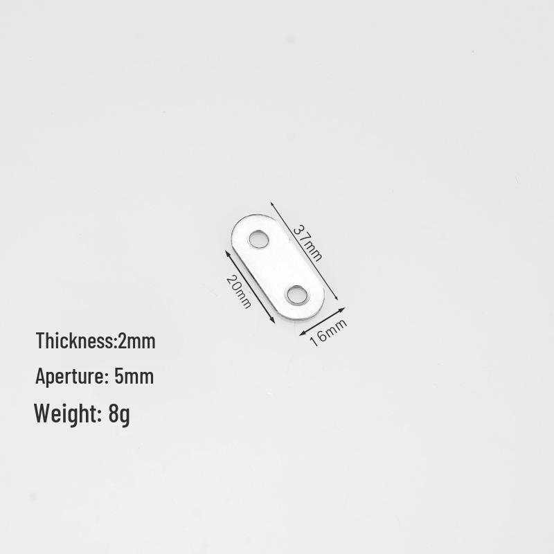 Stainless Steel Flat & L-Type Angle Bracket Reinforcement Connector