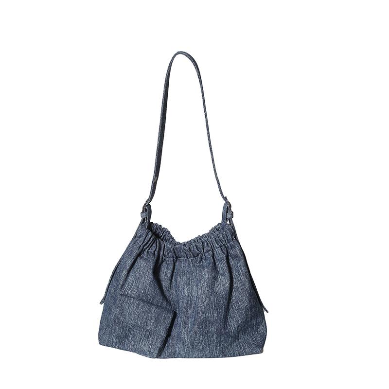 

New Blue Minimalist Niche Large Capacity Denim Bag Crossbody Bag for Women 2026 Trendy Casual Versatile Shoulder Bags
