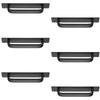 6PCS Rustproof Cupboard Handles Strips Stick Design 147mm Length Furniture Hardware For Sliding Glass Door Kitchen Drawers
