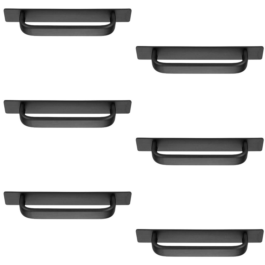 6PCS Rustproof Cupboard Handles Strips Stick Design 147mm Length Furniture Hardware For Sliding Glass Door Kitchen Drawers