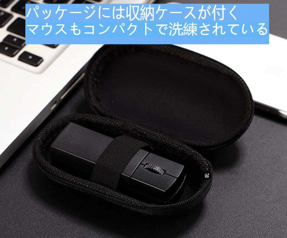 Wireless Bluetooth Perfect for PowerPoint Quiet with Storage Mini Aerial Simultaneous Connection to 3 Compatible with and macOS & 2.4G 2-in-1 Mouse,