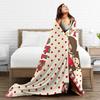 Super warme Decken Kinder Erwachsene Picknick Niedliche Monchichis Überwurf Decke Flanell Tagesdecke Für Couch Stuhl Sofa Bettbezug