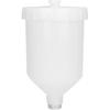 Cup for Hvlp Guns Spray Gun Paint Cups Plastic 600Ml Spray Gun Pot Plastic Stainless Steel Threaded Connector Hand Tool Accessories
