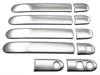 BRIGHTZ Stainless Steel Door Handle Satin Set for Toyota Hustler Fits MR and 40 Covers, Silver, 10-Piece MR31S/MR41S (DHC-NOBU-461) - MR31, MR41, R31,