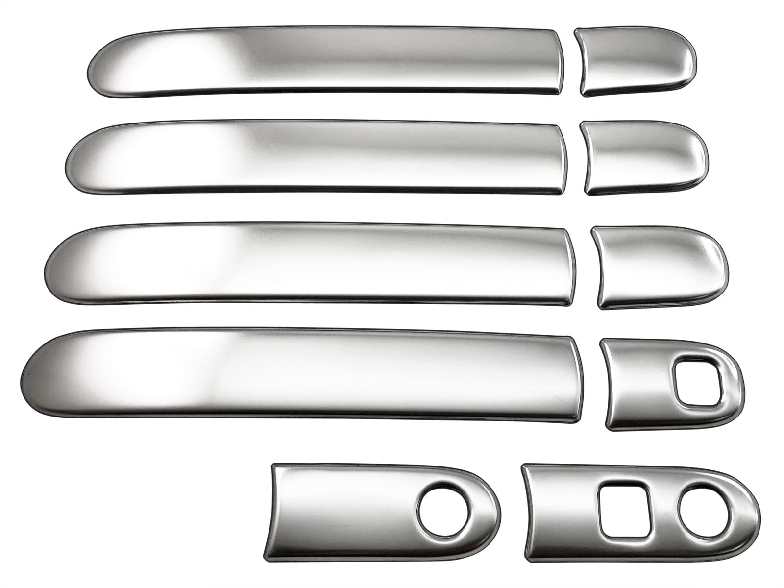 

BRIGHTZ Stainless Steel Door Handle Satin Set for Toyota Hustler Fits MR and 40 Covers, Silver, 10-Piece MR31S/MR41S (DHC-NOBU-461) - MR31, MR41, R31,