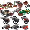 Figure di Soldati della Guerra Napoleonica Medievale Militare MOC Blocco da Costruzione Cavalieri Britannici Francesi Fuciliere Armi Giocattolo per Bambini D128
