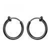 1 Pairs Fake Ear Clip Hoop Earrings for Men Women Stainless Steel Painless Non Piercing Fake Earrings Jewelry Gifts