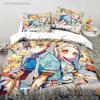 Anime Toilet-Bound Hanako-kun Bedding Set Printed Bed Set With Pillowcase Bed Duvet Cover Soft Queen King Size Bedclothes Home