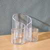 Makeup Box Cosmetic Case Eyeliner Holder Compact Size Long-lasting Transparent Clear Fashionable Home Supplies