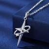 1pc Star Cross Necklace Men's Trend, Simple And Elegant Pendant Gifts For Men