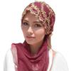 Hijab Mussulmano Traspirante Ecologico in Pizzo, Cuffia per Donne, Lunghezza Lunga, Asciugatura Rapida, Quattro Stagioni, Attività all'Aperto, Foulard