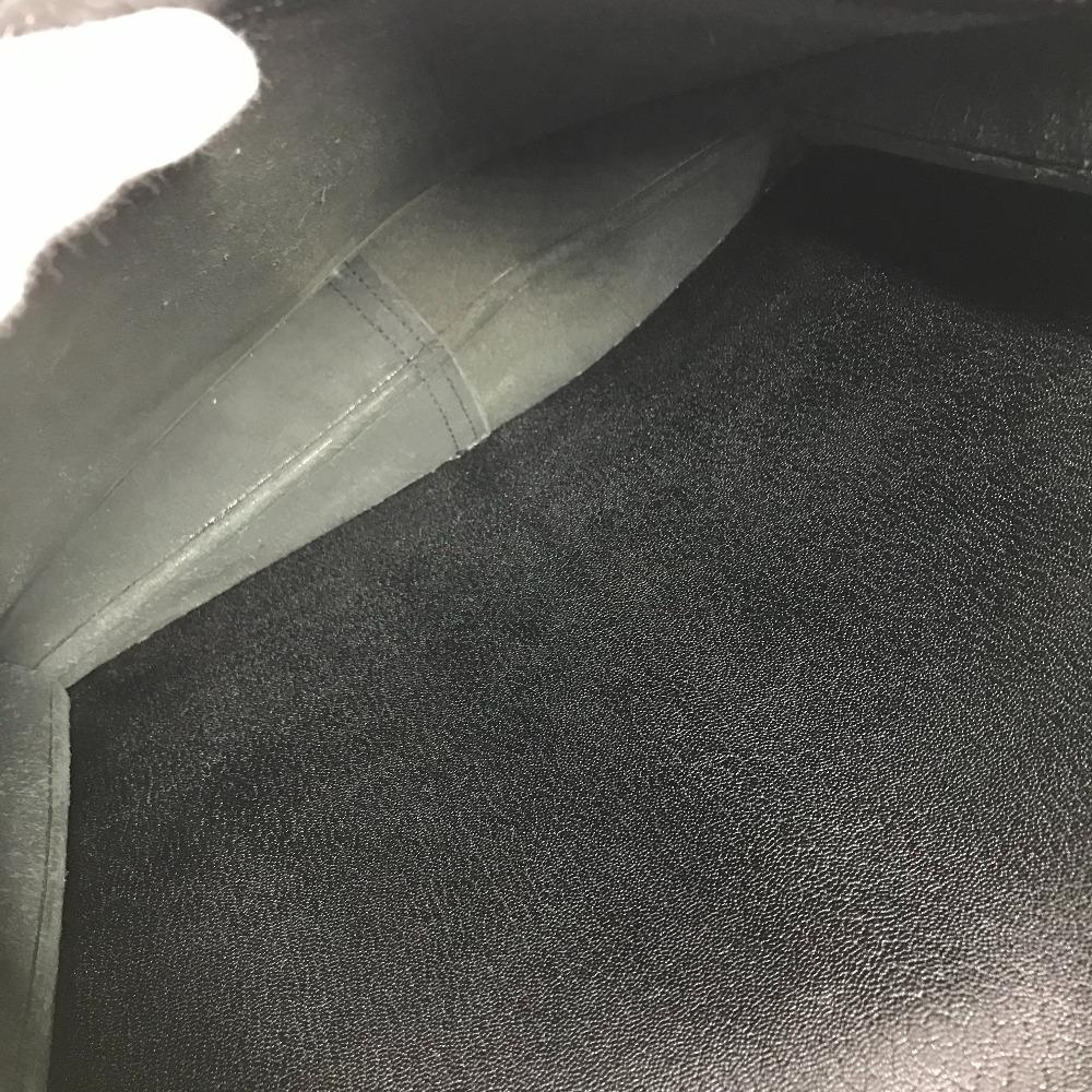 HERMES pouch bag Sac Adepeche Accessories Clutch bag Leather Black/Silver