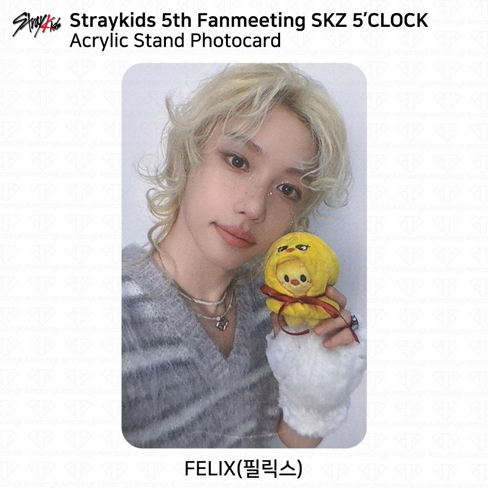 

Офіційна акрилова підставка для фотокартки STRAY KIDS 5th Fanmeeting SKZ 5 CLOCK MD KPOP