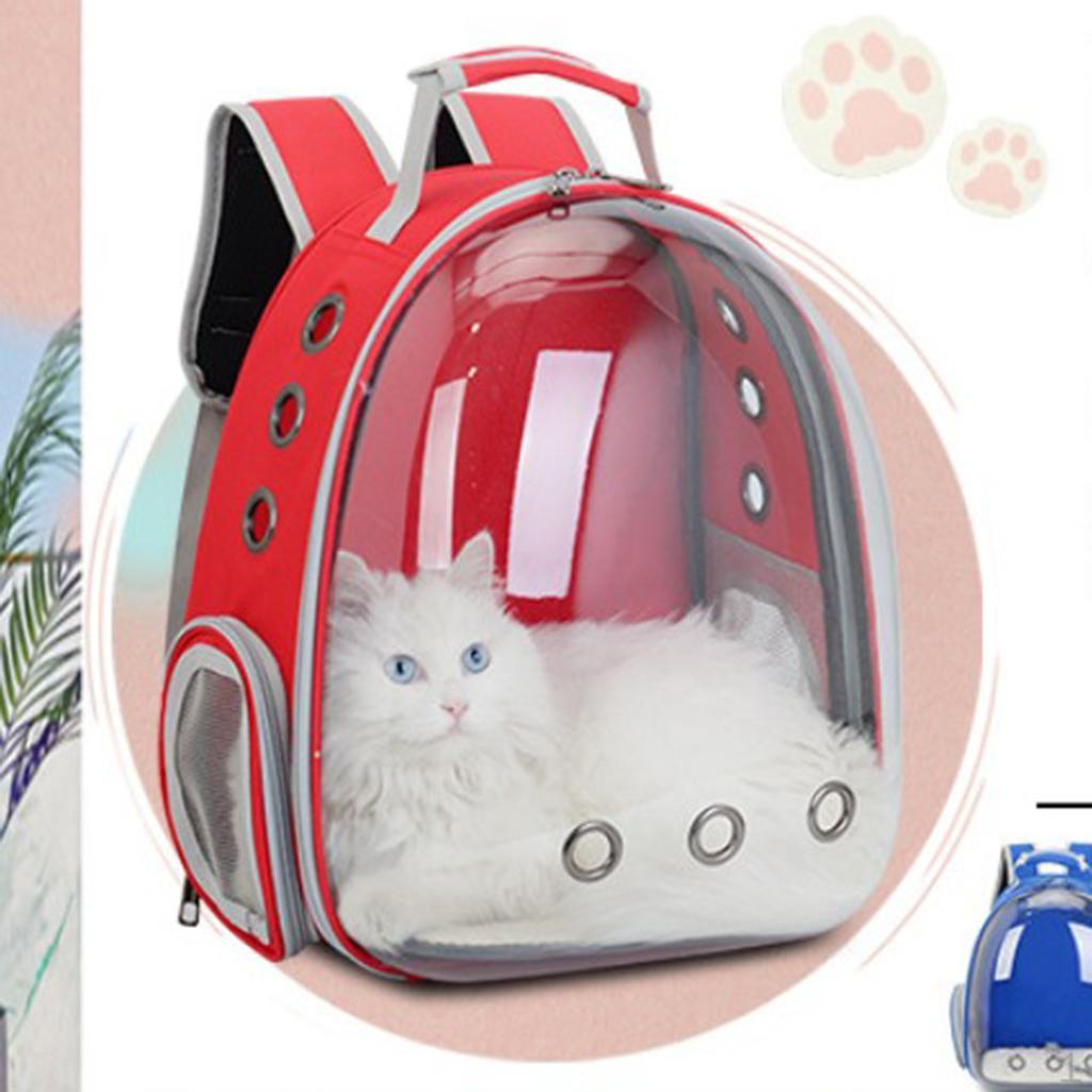 Cat Carrier Backpack Breathable Transparent Puppy, Premium Waterproof Pet
