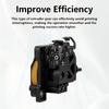 Hardened Steel Extruder Kit for 3D Printers - EARTH'S SURFACE, Dual Gear, High Torque, Built-in Sensor, for X1/P1 Series
