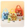 Waterproof Durable Fabric Lunch Box Bag with Lovely Animal Pattern for Kids
