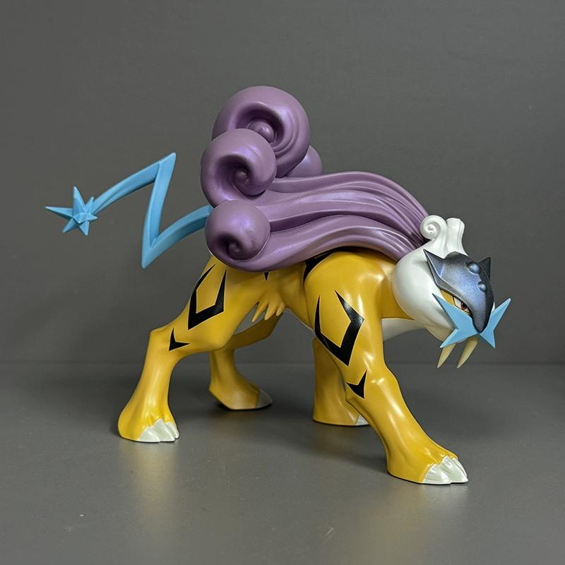 Bkm Pet Elf Ho-Oh Sineitai Three Sacred Raikou Suicune Entei Figure Cool Desktop Ornaments Anime Fan Gift
