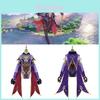 Genshin Impact Mona Disfraz de Cosplay Conjunto Completo Algodón de Alta Calidad Detalles Exquisitos