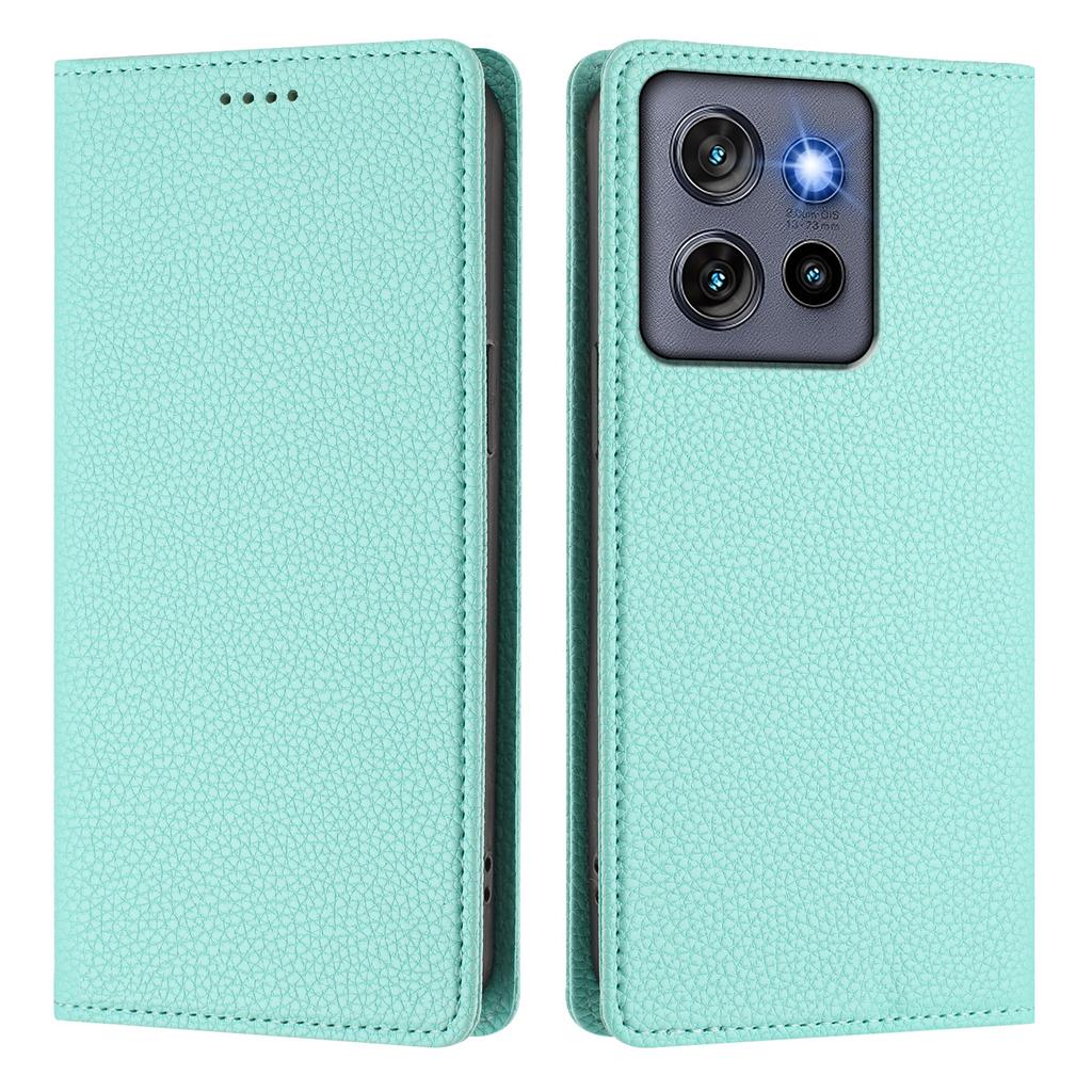 For Motorola Edge 50 Neo 5G Wallet Case RFID Blocking Litchi Texture Leather Mobile Cover