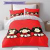 Mafalda Pattern Bedding,Quilt Set Quilt Cover Pillowcase Home Birthday Gift (1 * Duvet Cover + 2 * Pillowcase, Without Core)