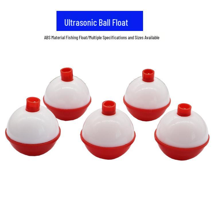 Red & White ABS Plastic Floating Ball Buoy