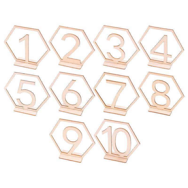 

Wedding Number Wooden Table Place Card Rustic Wedding Engagement Reception Seat Decoration Number Signs Event party supplies