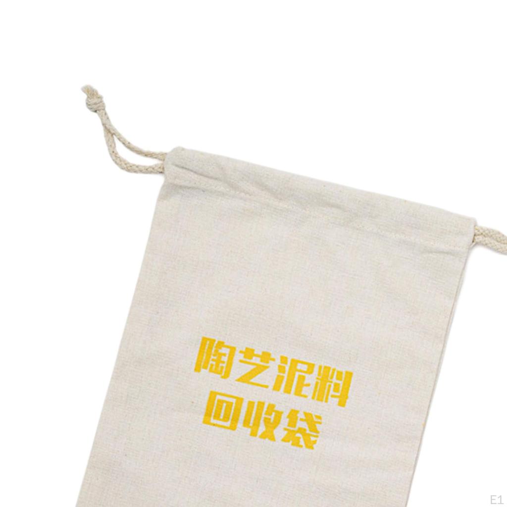 Pottery Clay Storage Sack, Beige Polyester Material