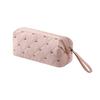 Bowknot Hair Dryer Storage Bag Large Capacity Durable Travel Wash Handbag Organizer Dustproof Travel Storage Bag Outdoor