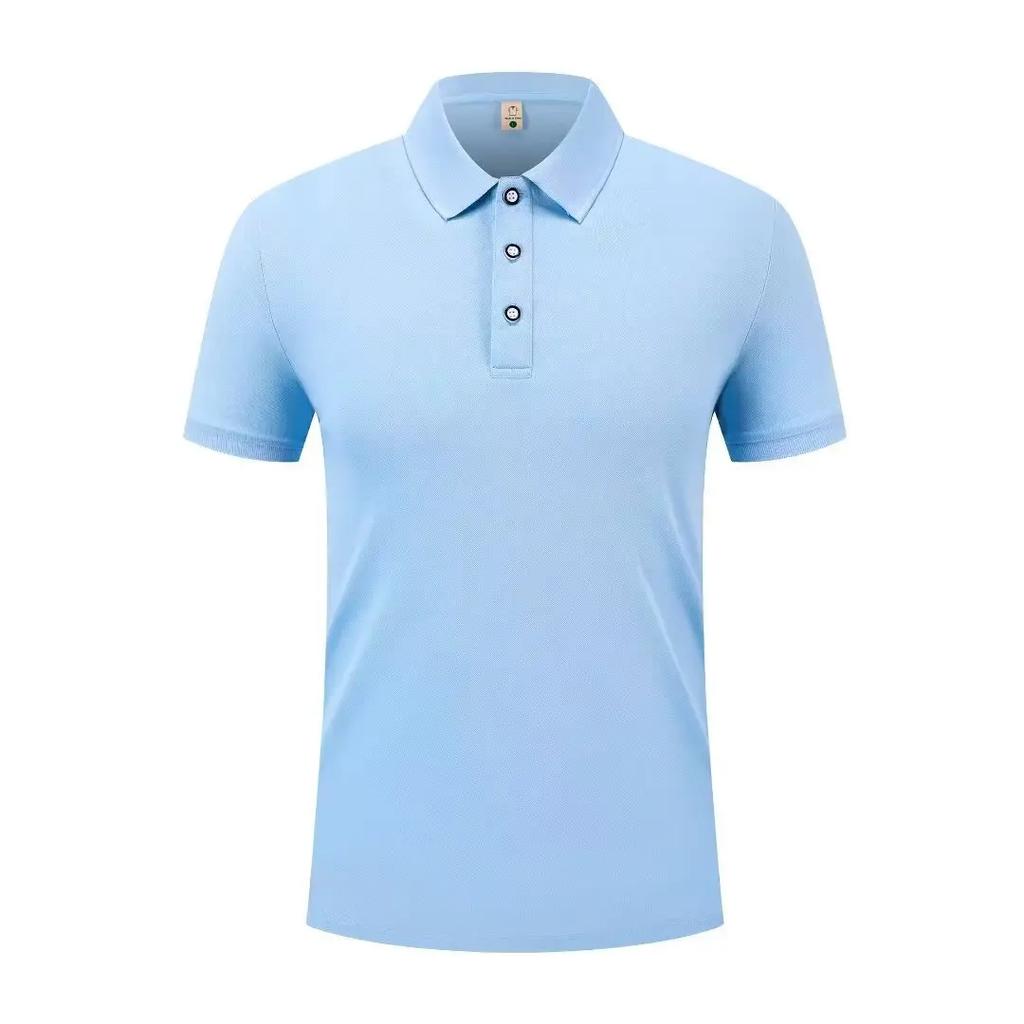 2026 Summer New Men's Fashion Casual Breathable Comfortable Polo Shirt Solid Color High Quality Short Sleeve T-shirt