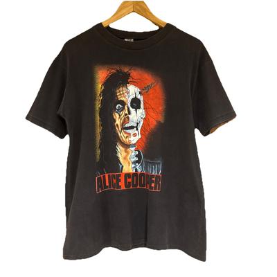 Alice Cooper Vintage 1989 Trash Tour Pánské Tričko Velikost Střední