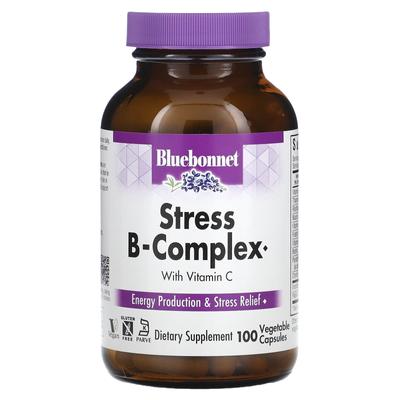 Bluebonnet Nutrition, Stress B-Komplex, 100 Kapseln (Vegetarier)
