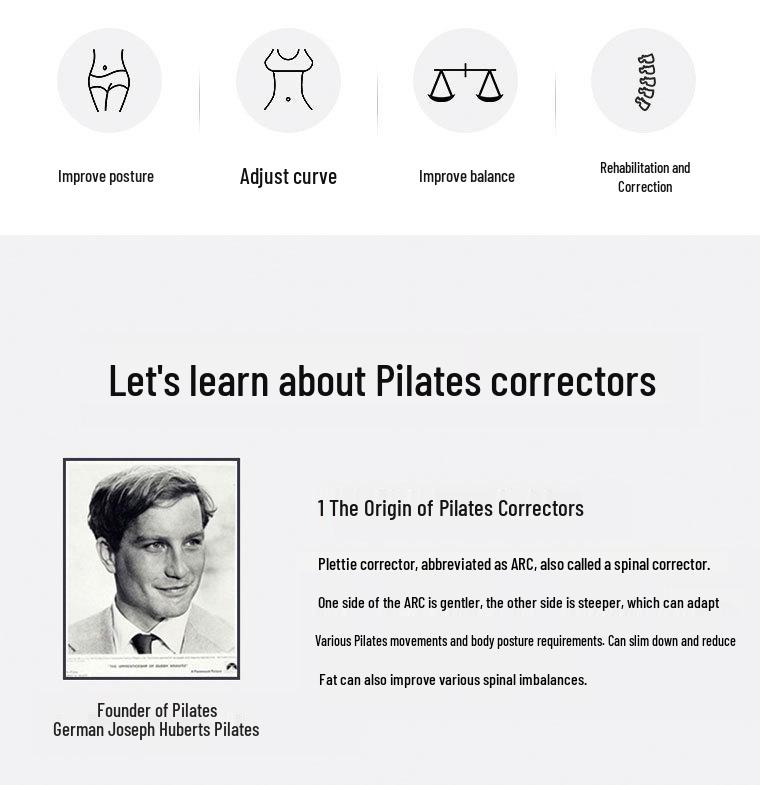 Limei Yoga ARC Korektor páteře Pilates pro rehabilitaci skoliózy a kyfózy