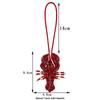Cute Handmade Crayfish Keychain Rhinestone Beaded Creative Crab Pendant Bag Lanyard Accessories Gifts