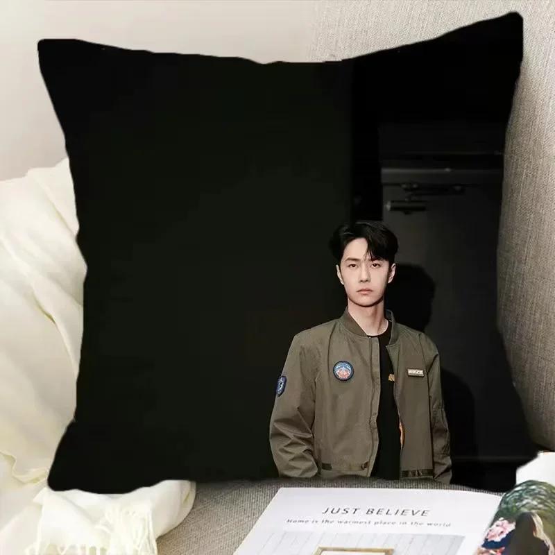 Wang Yibo Yebo Poster Double-sided Printed Pillowcase China Movie Born To Fly Lei Yu Drama Stills Home Car Decor Cushion Cover
