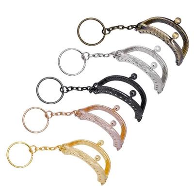 Metallgriff Taschenzubehör DIY Basteltasche Herstellung Geldbörsenrahmen Geldbörsenverschluss Rahmen Tasche Kussverschluss Schloss Geldbörsenrahmen Kussverschluss