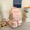 College Cute Large Capacity Middle and High School Students Computer School Bag Casual Versatile Backpack Commuting Sweet Makeup Bag