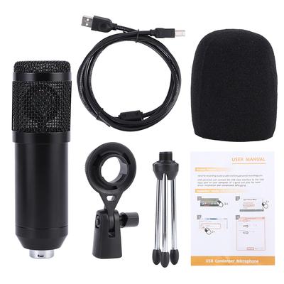 USB Condenser Microphone for Computer KTV Live Broadcast Recording Studio Vocal Recording