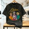 Fashion Goldens Girls T-Shirt for Men Crew Neck 100% Cotton Washed T Shirt  Short Sleeve Tee Shirt Plus Size Clothing