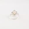 Milky Opal Gemstone 925 Stamped Silver Jewelry Handmade Statement Ring For Gift RR-57-19