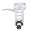 Phono Head Shell Zinc Alloy Replacement LP Tonearm Cartridge Head Shell with   Wires for Vinyl Record Players