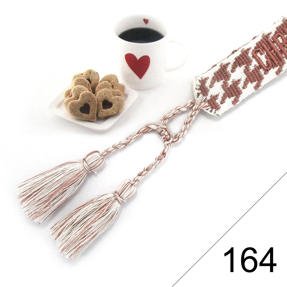 Custom Bohemian Embroidered Bracelet with Tassel and Woven Rope - Handmade Jewelry for Couples and Women
