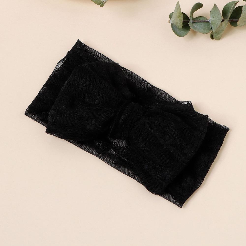 High Elasticity Bow Headband Soft Breathable Lace Mesh Headband Baby Headband Hair Accessories