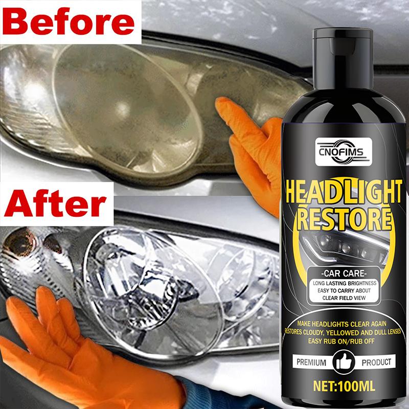 Car Headlight Restoration Polishing Kits Headlamp Repair Kits Car Light Polisher Cleaning Paste Car Paint Care Refurbish Agent